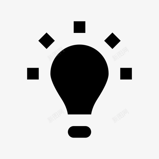 灯泡开关图标svg_新图网 https://ixintu.com 二进制 亮度 关 开 火花 灯泡 灯泡灯 能源材料设计图标 错误