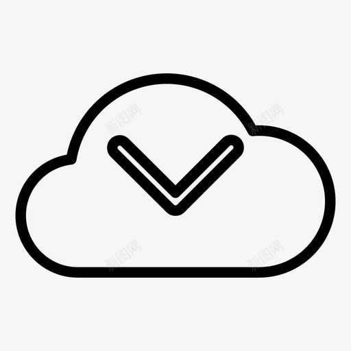 向下箭头向下滚动图标svg_新图网 https://ixintu.com 向下滚动 向下箭头