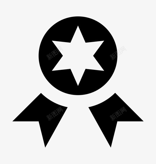 徽章奖章第一图标svg_新图网 https://ixintu.com 优胜者徽章 奖章 徽章 投票和奖励材料设计图标 第一 胸针 获奖徽章