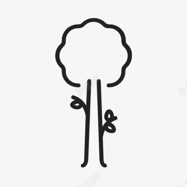 树植物果园图标图标