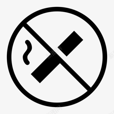 禁止吸烟vape烟草图标图标