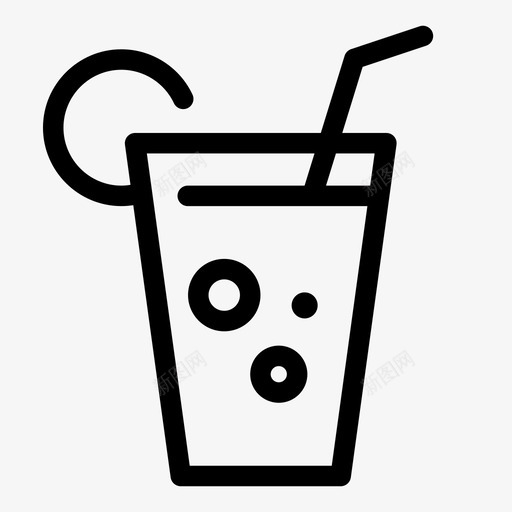 果汁多份柠檬汁图标svg_新图网 https://ixintu.com 删除 加 多份 忽略 指示 果汁 柠檬汁 玻璃杯 酒精 饮料