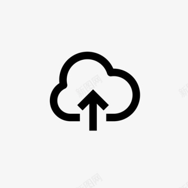 云上传存储服务器图标图标
