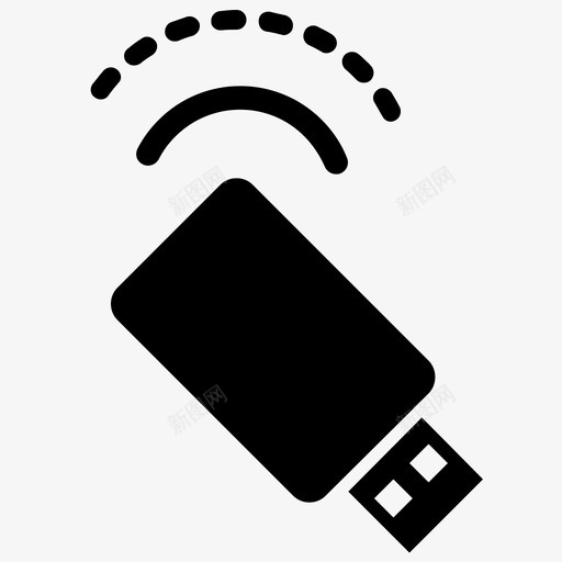 usb网络适配器wifi传输图标svg_新图网 https://ixintu.com usb网络适配器 wifi 传输 信息 技术 数据 无线 无线技术 计算机 连接