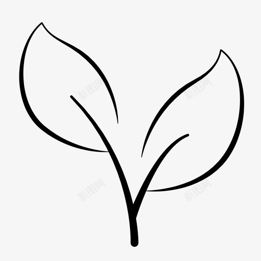叶植物踏板图标svg_新图网 https://ixintu.com 叶 树 植物 清洁 生物燃料 生长 绿色植物 能源 踏板