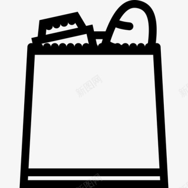 购物袋产品馅饼图标图标