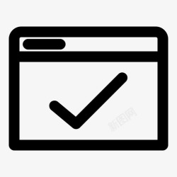 验证记录接受浏览器验证勾选图标高清图片