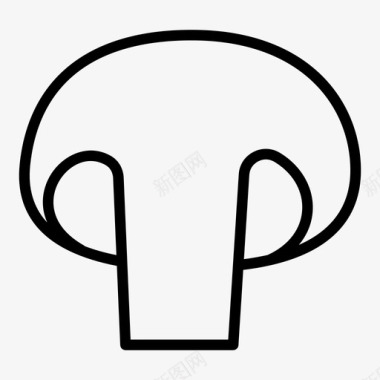 蘑菇多个标记图标图标