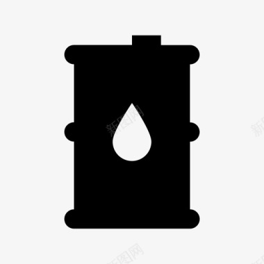 油桶油缸油滴图标图标