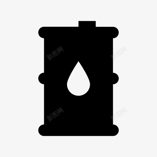 油桶油缸油滴图标svg_新图网 https://ixintu.com 油库 油桶 油滴 油缸 能源材料设计图标