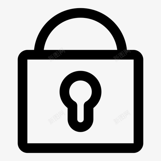 锁安全私人图标svg_新图网 https://ixintu.com 保持 加粗 否 安全 已售 插画 流行图标集粗体 私人 金色 钥匙孔 锁 锁定 隐私