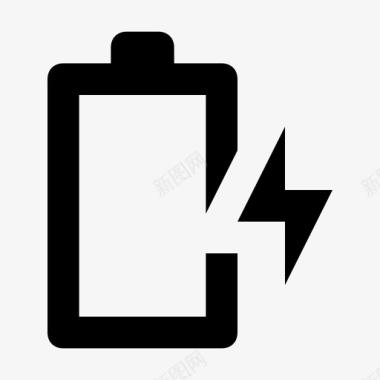 充电电池nope移动电池图标图标