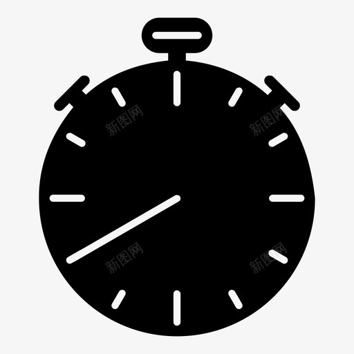 秒表40时钟持续时间图标svg_新图网 https://ixintu.com 固体收集 圈数 持续时间 时钟 时间 时间表 秒表40 计时器