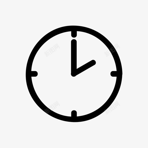 两点钟下午闹钟图标svg_新图网 https://ixintu.com 下午 两点钟 中午 时间 时间圆形白色时钟集 闹钟 集