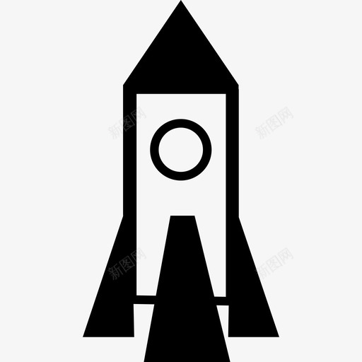 火箭宇宙飞船运输科学图标svg_新图网 https://ixintu.com 火箭宇宙飞船 科学图标 运输