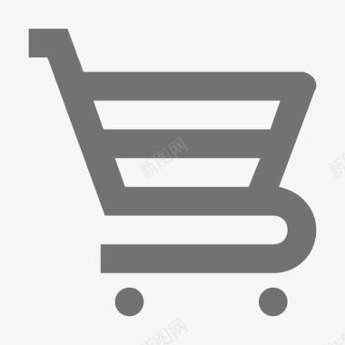 购物车购物和零售材料标图标图标