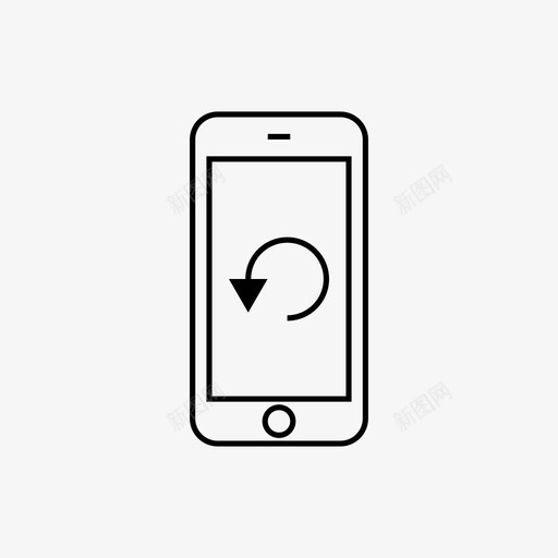 智能手机撤销签名删除图标svg_新图网 https://ixintu.com 删除 取消 忽略 智能手机1px厚 智能手机撤销 更改 更正 标记 签名 转发
