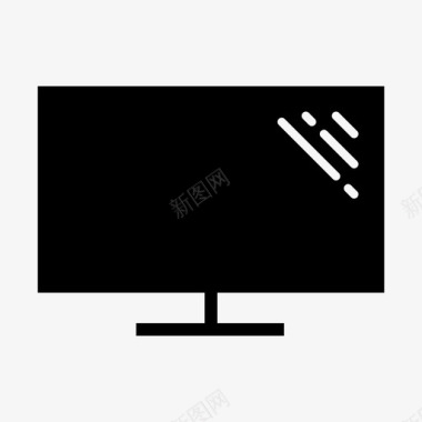 显示器电脑等离子电视图标图标