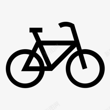 自行车推自行车加图标图标