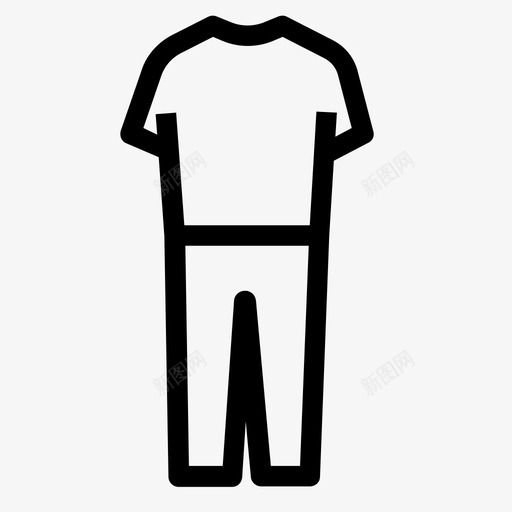 装备衣服裤子图标svg_新图网 https://ixintu.com 保暖 全套装备 嘲笑 穿 衣服 衬衫 装备 裤子