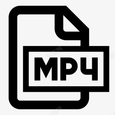 mp4文件签名推迟图标图标