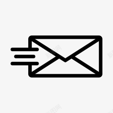发送邮件写信联系图标图标