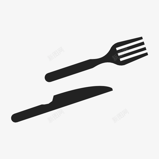 叉子和刀叉子和刀子工具图标svg_新图网 https://ixintu.com 叉子和刀 叉子和刀子 工具 手 食物 餐具 餐厅