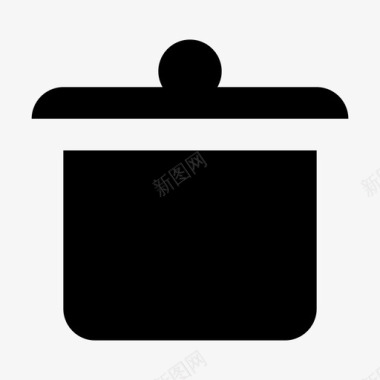 锅厨房用具水壶图标图标