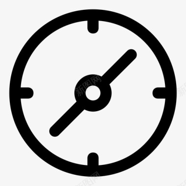 指南针显示工件方向图标图标