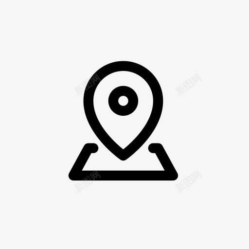 位置搜索地图pin图标svg_新图网 https://ixintu.com 96x96像素完美接口 gps 位置 区域 地图pin 地图标记 地址 应用程序48x48 搜索 目的地 空间