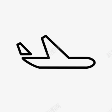 飞机交通旅行图标图标