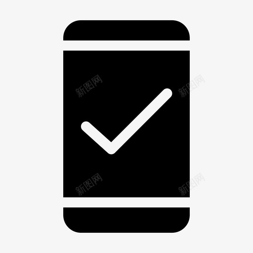 批准电话安全性请求图标svg_新图网 https://ixintu.com 允许 办公室标志符号 安全性 完成 批准电话 标识 确定 设备 请求 选择