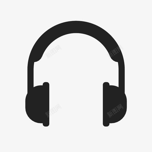 耳机标牌开放式图标svg_新图网 https://ixintu.com 十二宫 占星术 开放式 标牌 点击 耳机 音乐