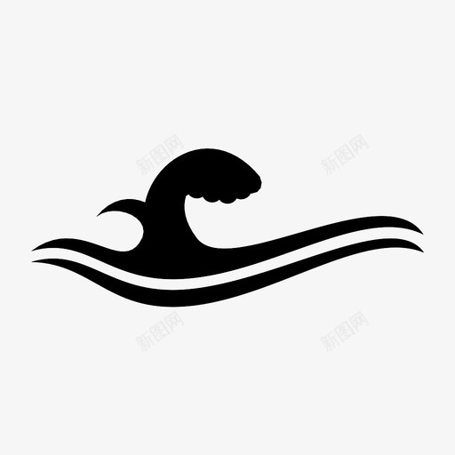 海海流海洋图标svg_新图网 https://ixintu.com 水 波浪 海 海洋 海流 涌浪 潮汐