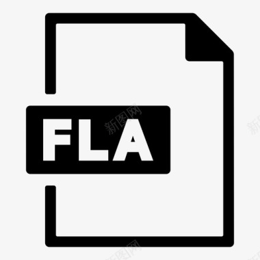 fla文件缩写页最终协议图标图标