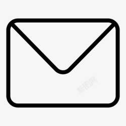 附上电子邮件信封传递电子邮件图标高清图片