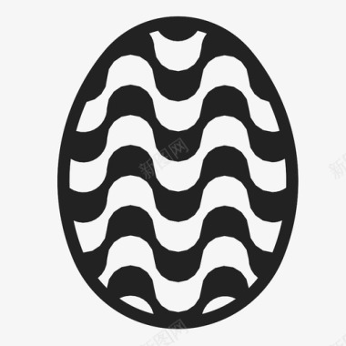 复活节彩蛋油漆毛绒图标图标