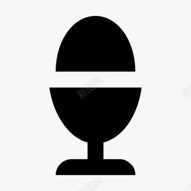 鸡蛋杯不持有图标图标