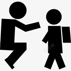 父母如何教育孩子父母和孩子教育学术2图标高清图片