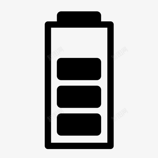 电池意味着低图标svg_新图网 https://ixintu.com 低 充电 和 完成 意味着 电池 电池充电 电池电量 结束