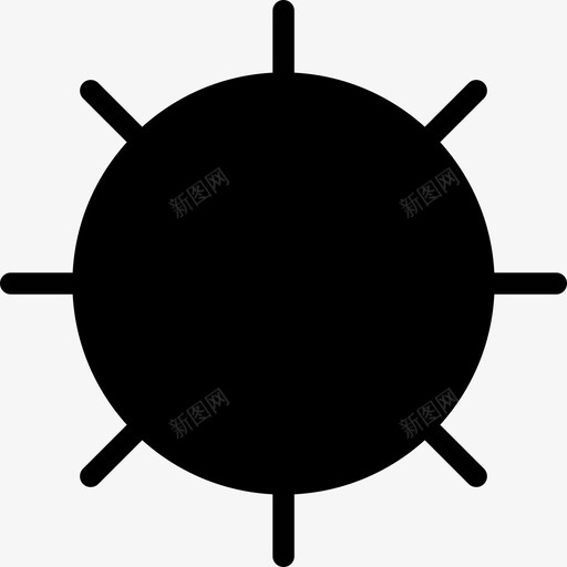 太阳黑形状变化与细射线形状空间图标svg_新图网 https://ixintu.com 太阳黑形状变化与细射线 形状 空间图标