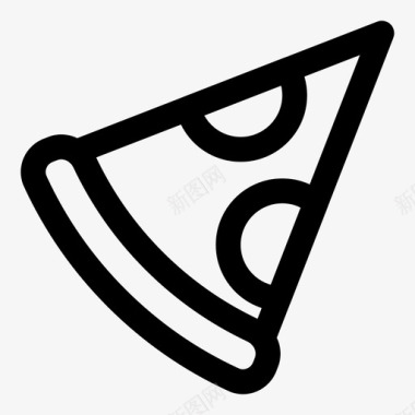 披萨萨拉米加图标图标