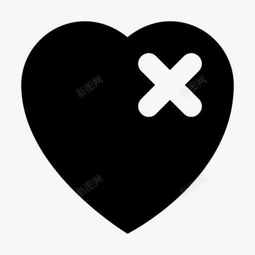 取消了心爱和浪漫的材料标图标svg_新图网 https://ixintu.com 取消了心 爱和浪漫的材料设计图标