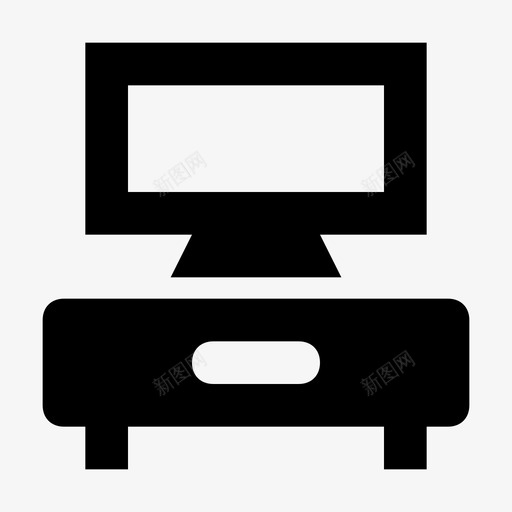 电视台塔特多愁善感图标svg_新图网 https://ixintu.com 塔特 多愁善感 家具 家居内饰 显示器 服装 烘干 电视台 电视手推车 蛋糕 酒店服务材料设计图标