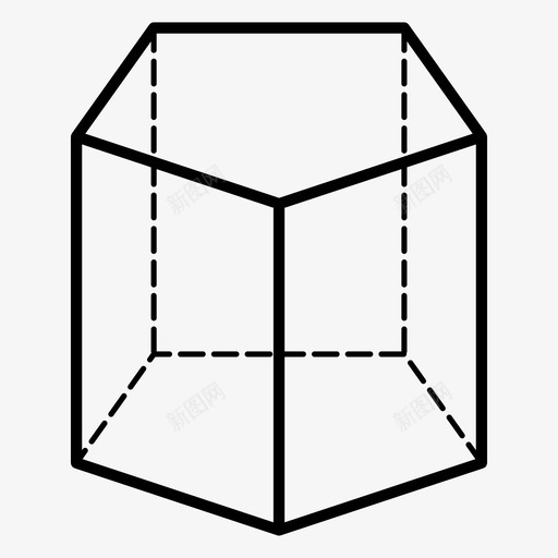 五角棱镜三维角度图标svg_新图网 https://ixintu.com 三维 五角棱镜 图纸 坚固 形状 房间 技术图纸 视图 角度