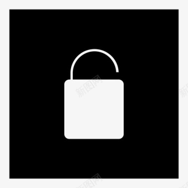解锁锁定安全保护图标图标