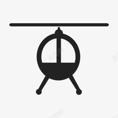 直升机运输天空图标图标