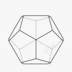 正十二面体十二面体灵魂符号图标高清图片