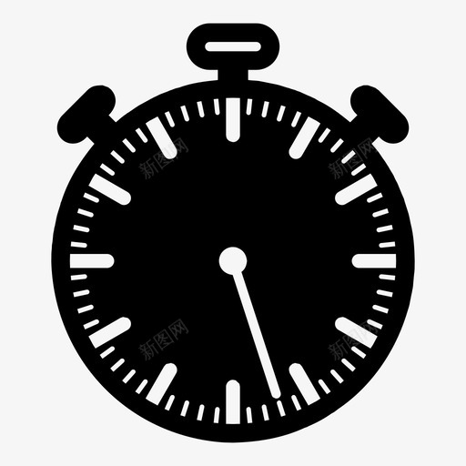 秒表27时钟持续时间图标svg_新图网 https://ixintu.com 固态采集 持续时间 时钟 时间 滴答声 秒表27 计时器
