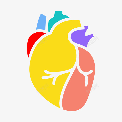 心脏人体健康图标svg_新图网 https://ixintu.com 人体 健康 器官 存在 心脏 活着 血液 跳动